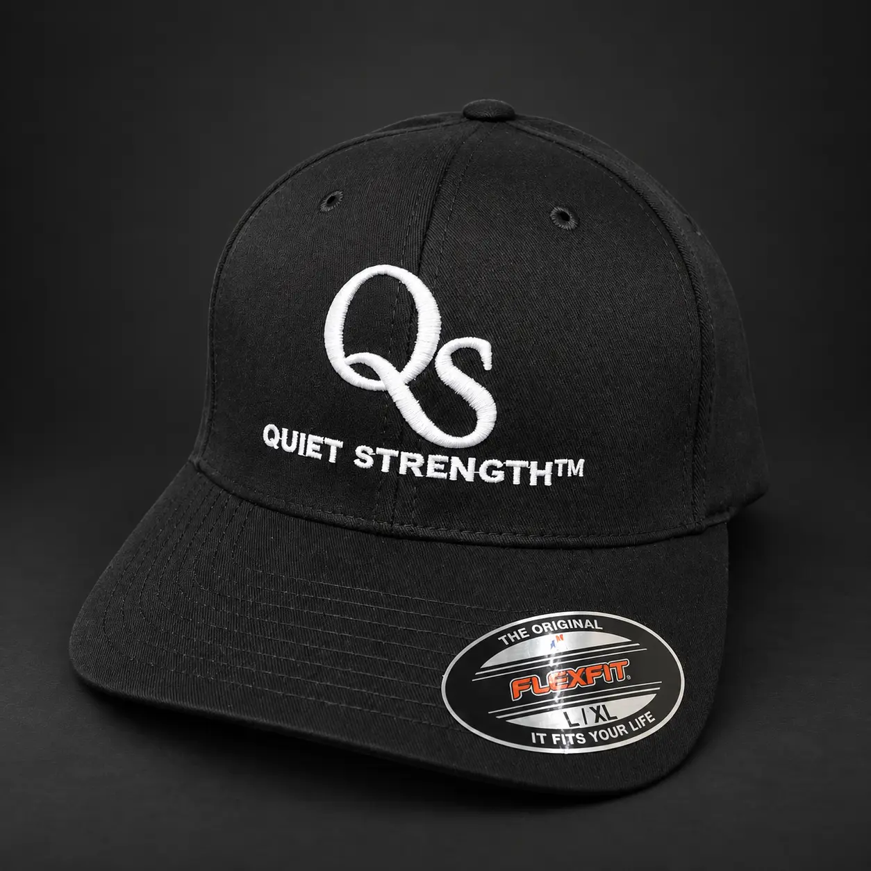 QS Black Flexfit Fitted Hat