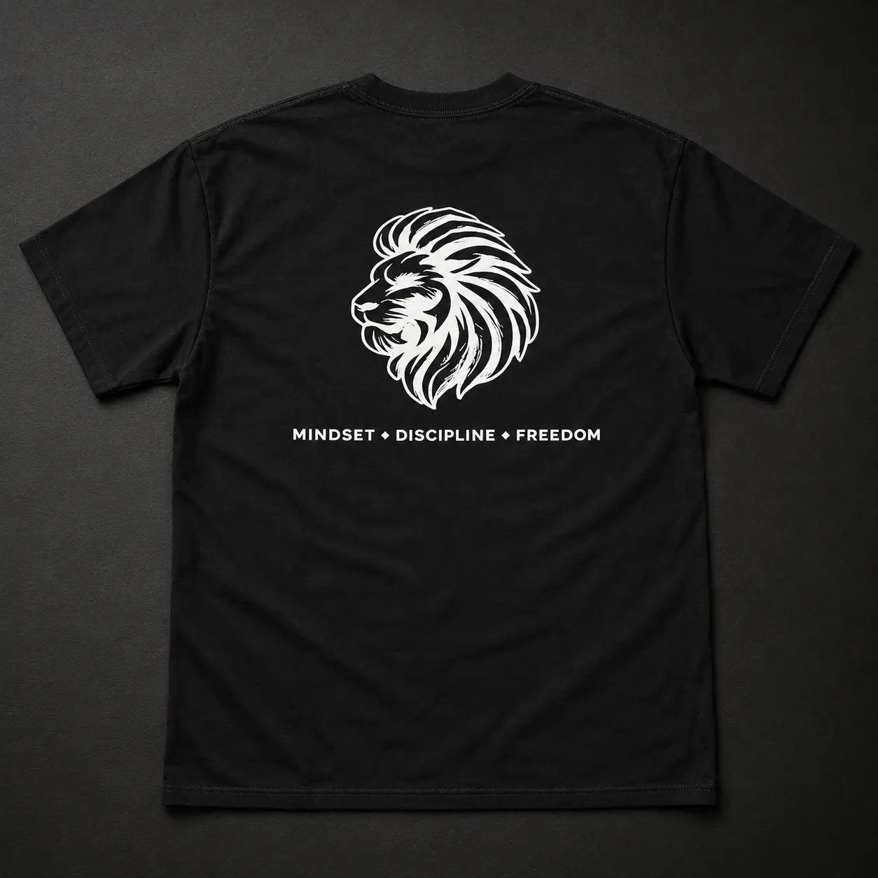 Back of QS Signature Lion Tee